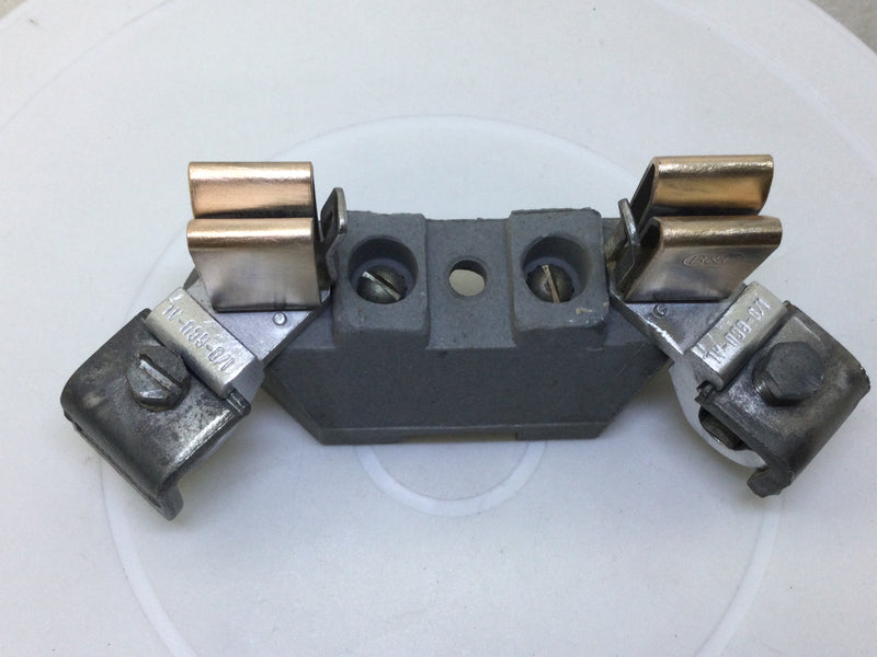 B&C Porcelain Meter Socket Replacement Block 100-200 Amp - Gray Base