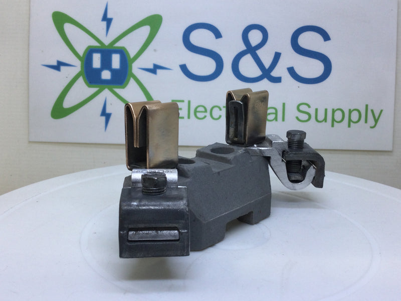 B&C Porcelain Meter Socket Replacement Block 100-200 Amp - Gray Base