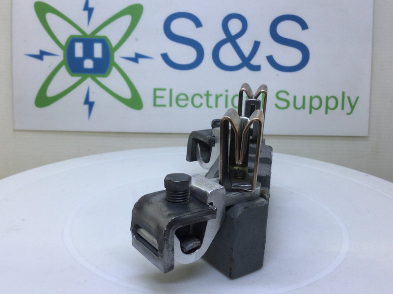 B&C Porcelain Meter Socket Replacement Block 100-200 Amp - Gray Base