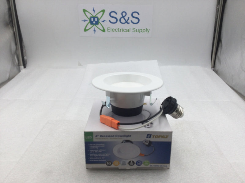 Topaz RTL/440WH/6W/D-46 4" 6.5 Watt Dimmable LED Retrofit Module w/ White Baffle