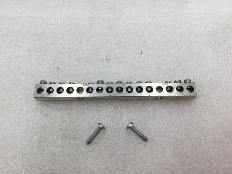 Ilsco 16 Position 4-14 AWG Grounding Bar