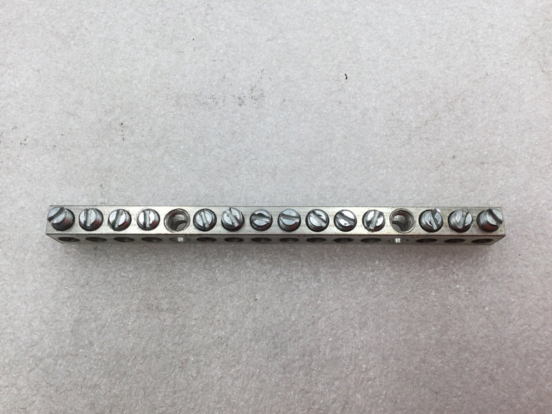 Ilsco 16 Position 4-14 AWG Grounding Bar