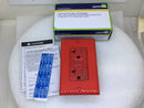 Leviton GFTR2-HGR Hospital Grade Self-Test GFCI Receptacle - Red