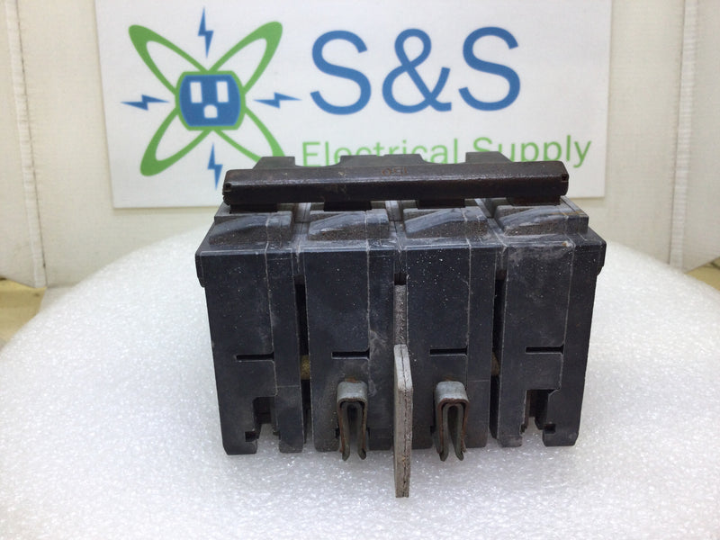 Siemens Q2150B 150 Amp 2 Pole 120/240V Plug on Standard Trip Circuit Breaker