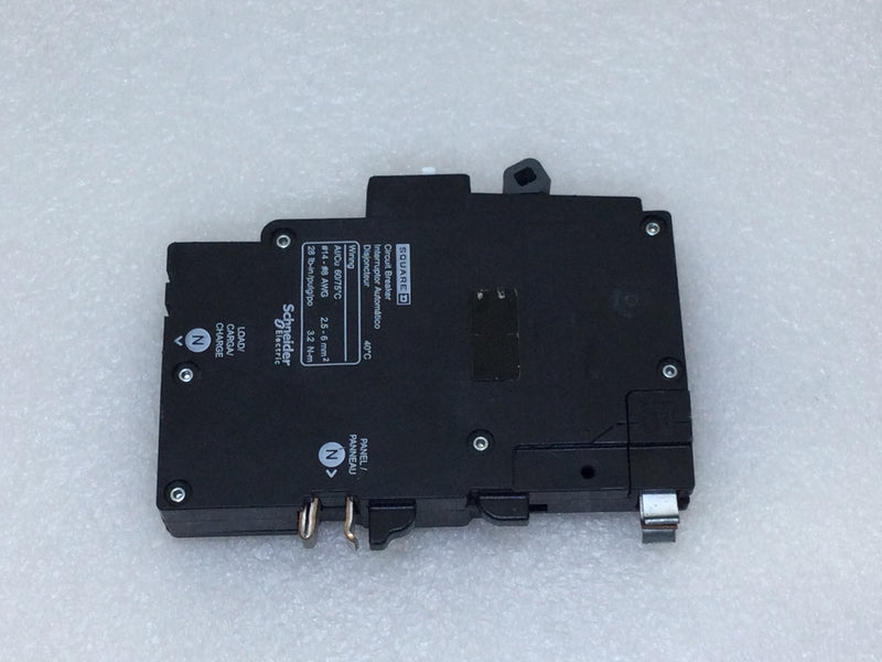 Square D QO115PAF 15 Amp 1 Pole 120V Combination Arc Fault Circuit Breaker