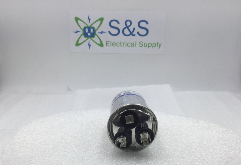 Genteq/Capcom 97F9829 35/7uf +/-6% 50/60Hz 370V Round Capacitor (D156132P46)