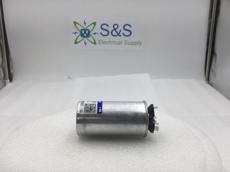 Genteq/Capcom 97F9829 35/7uf +/-6% 50/60Hz 370V Round Capacitor (D156132P46)