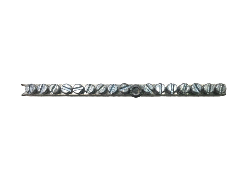 17 Position 4-14 AWG Grounding Bar 5 1/2" x 3/8"