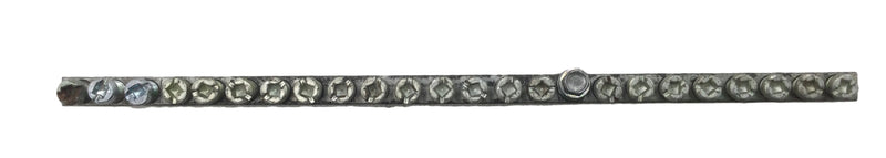 Ilsco N-87S 24 Position 4-14 AWG Grounding Bar 8 1/2" x 3/8"