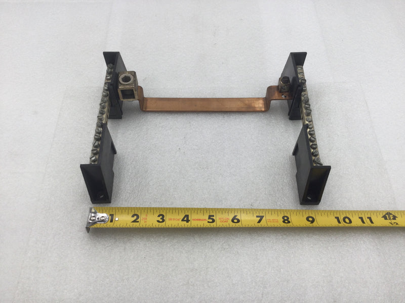 34 Position 4-14 AWG Neutral/Isolated Ground Bar w/Copper Connecting Bar 9" X 7"