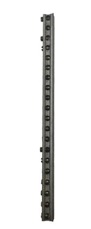 20 Position 4-14 AWG Grounding Bar 9 7/8" x 1/2"