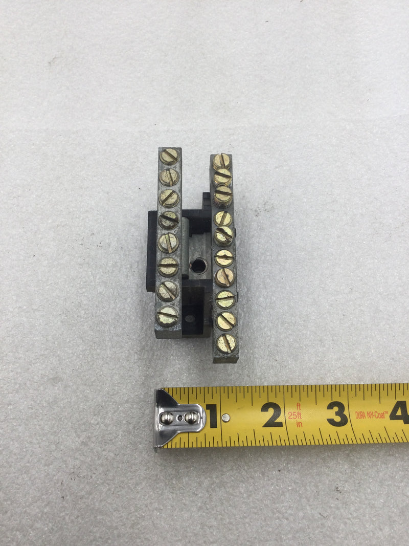 ITE 18 Position Two Level Isolated Ground/Neutral Bar for EQ20MBA Load Center