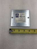 Lot of 4 Austin Electrical 4" Square Cover Plate for 746C Junction Box Enclosure