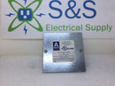 Lot of 4 Austin Electrical 4" Square Cover Plate for 746C Junction Box Enclosure