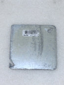 Lot of 2 Steel City 52 C1 4" Square Box Blank Cover