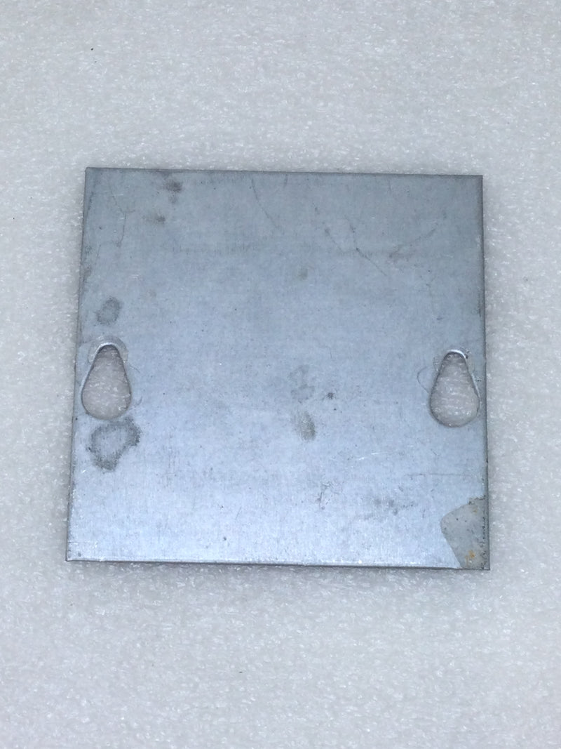 Milbank 4" Square Cover Plate for 444-SC1-NK-NP Junction Box Enclosure