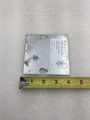 Milbank 4" Square Cover Plate for 444-SC1-NK-NP Junction Box Enclosure
