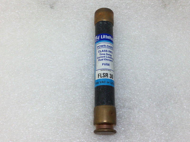 Littlefuse Powr-Gard FLSR 30 30 Amp 600V or Less Dual Element Current Limiting Time Delay Fuse Class RK-5