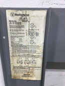 Westinghouse/Bryant Meter QS-4 QS/QP Quick-Stack Meter Center MF6N 600 amp Cover 47 1/4" x 12"