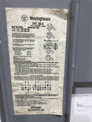 Westinghouse/Bryant Meter QS-5 QS/QP Quick-Stack Meter Center MF6N 600 amp Cover 56 1/4" x 12"