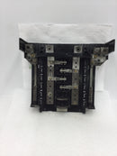 GE General Electric 125 Amp 4 Space/8 Circuit 120/240 VAC Load Center Guts Only 10" X 9"