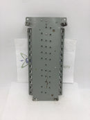 GE General Electric 100/150 Amp 12 Space/44 Circuit 120/240 VAC Load Center Guts Only 6" X 14"