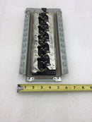GE General Electric 100/150 Amp 12 Space/44 Circuit 120/240 VAC Load Center Guts Only 6" X 14"