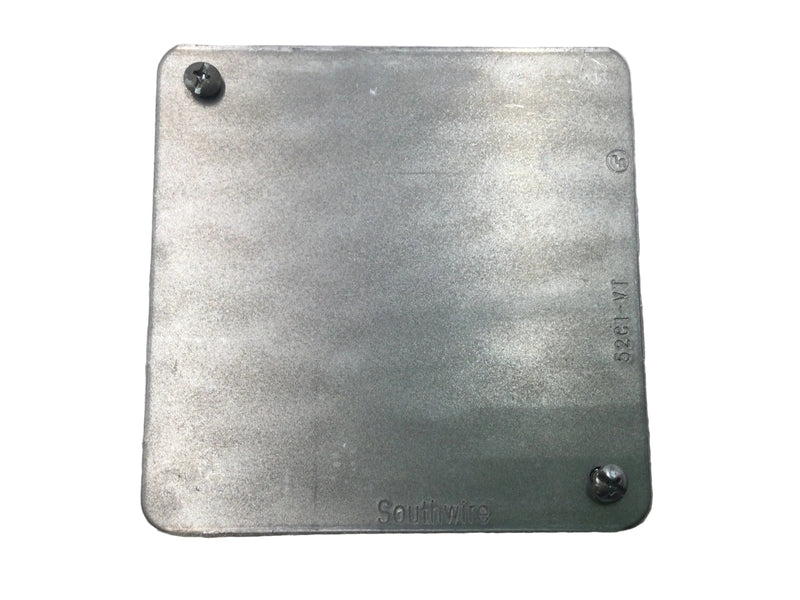 Southwire 52C1-VT 4" Square Plenum Cover/Blank Gasketed Cover