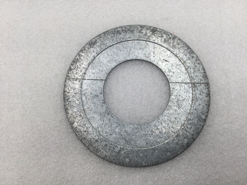 Reducing Washer 3-1/2" to 2" Mixed Brands Galvanized Steel Conduit (Lot of 2)