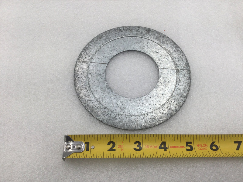 Reducing Washer 3-1/2" to 2" Mixed Brands Galvanized Steel Conduit (Lot of 2)