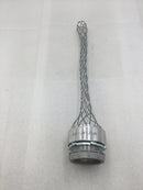 Leviton L7508 2" NPT Straight Male Dust Tight Strain Relief Grip 1.4"-1.75"