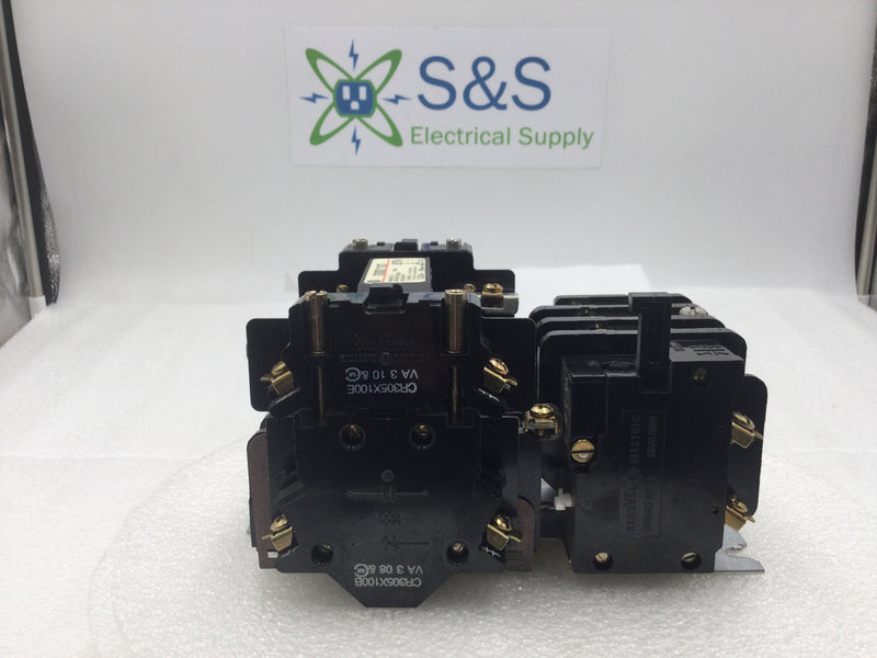 GE CR306C0**ACDT 27 Amp 3 Phase 115-575 VAC 2-10 HP Motor Starter w/120 VAC Coil