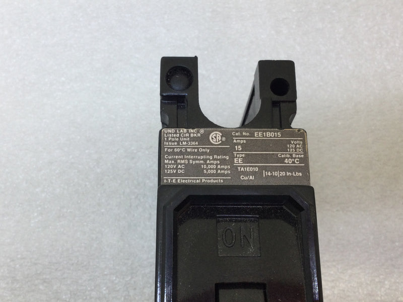 ITE EE1-B015 15 Amp 1 Pole 120V Circuit Breaker
