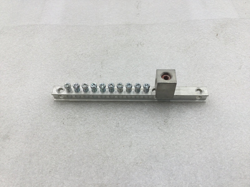 13 Position 4-14 AWG Neutral/Grounding Bar 6 3/4"