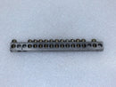 CMC NA-75 17 Position 4-14 AWG Grounding Bar - 5 1/4" x 1/4"