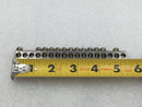 CMC NA-75 17 Position 4-14 AWG Grounding Bar - 5 1/4" x 1/4"