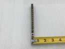 CMC NA-75 17 Position 4-14 AWG Grounding Bar - 5 1/4" x 1/4"