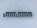 Ilsco NB-25 14 Position 1-14 AWG Grounding Bar