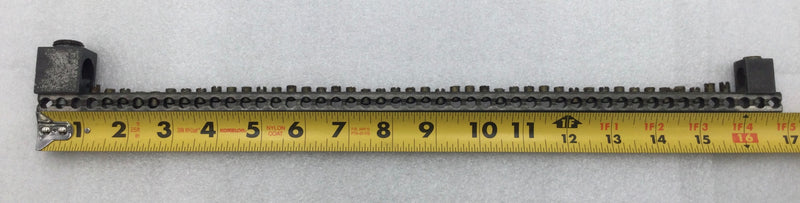 49 Position 4-14 AWG Grounding Bar 16 3/4" x 1 1/2"