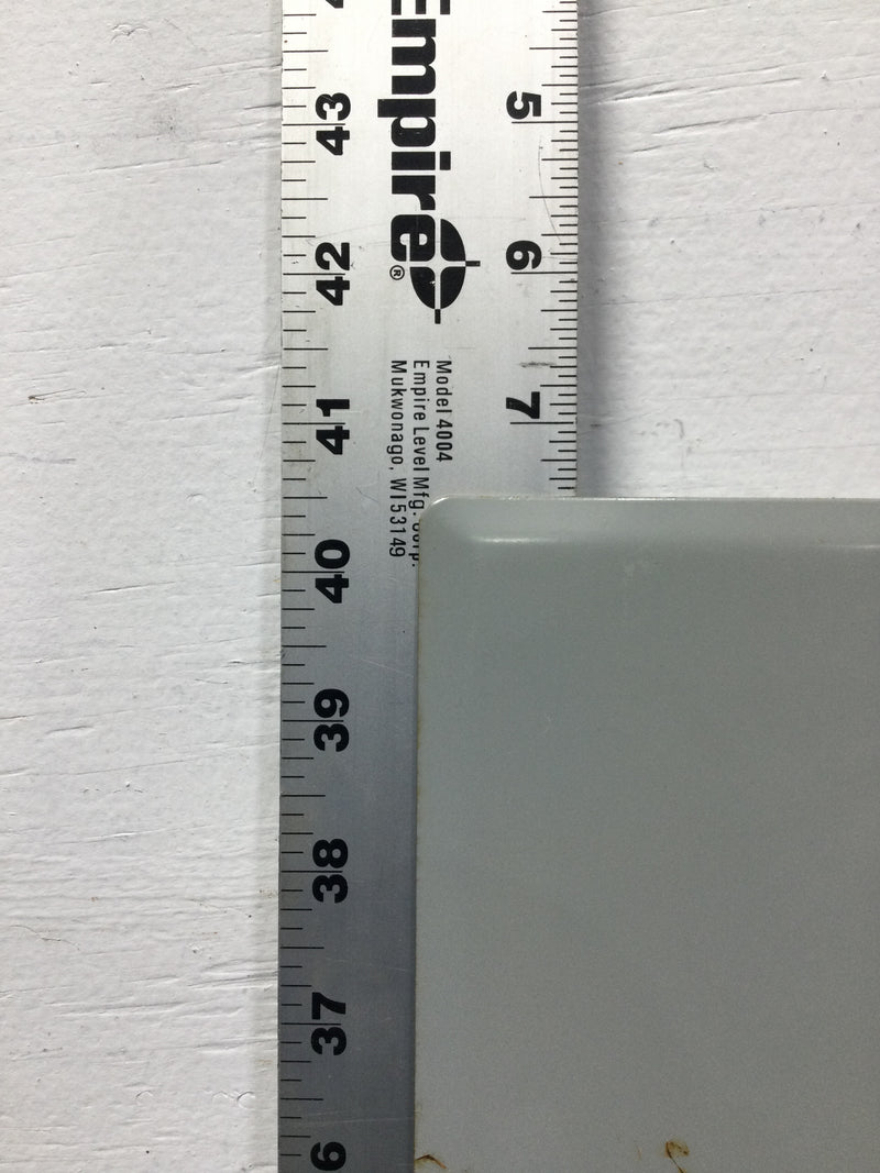 GE TLM4020CCU 200 Amp 40 Space 120/240V Panel Door w/Main 40 1/2" x 15 3/8"