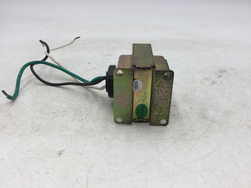 Hammond EM57580 120 VAC Primary 16 VAC Secondary Class 2 Doorbell Transformer