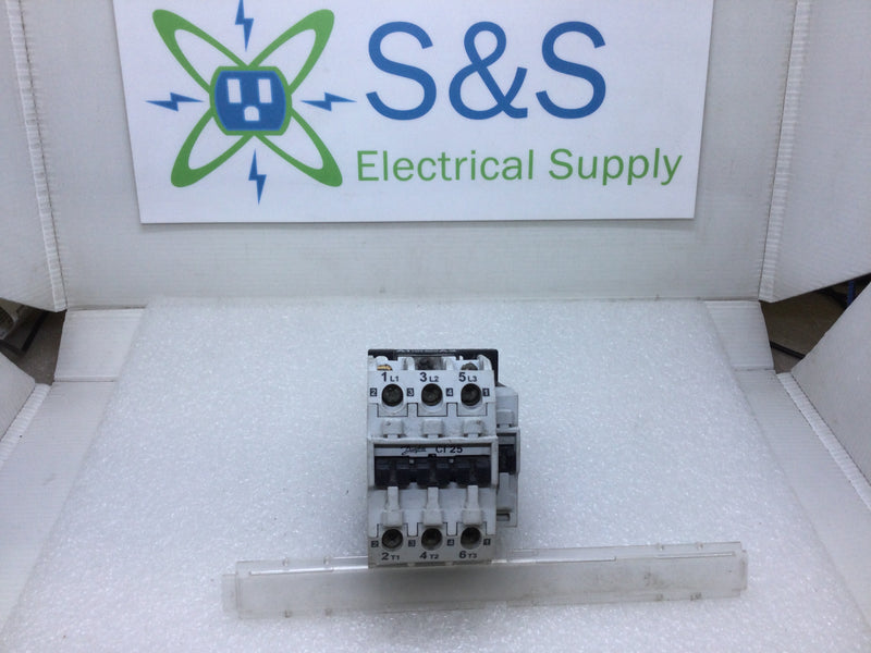 Danfoss CI 25 Contactor 40Amp 600VAC 3-Pole Aux. Contacts A600