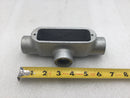 Crouse-Hinds T28 3/4" Rigid Conduit Tee Outlet Body without Cover & Gasket