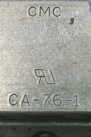 CMC NA78-1 CU7AL 14 Position 4-14 AWG Neutral/Ground Bar w/Lug 5 1/4" x 1 1/4"