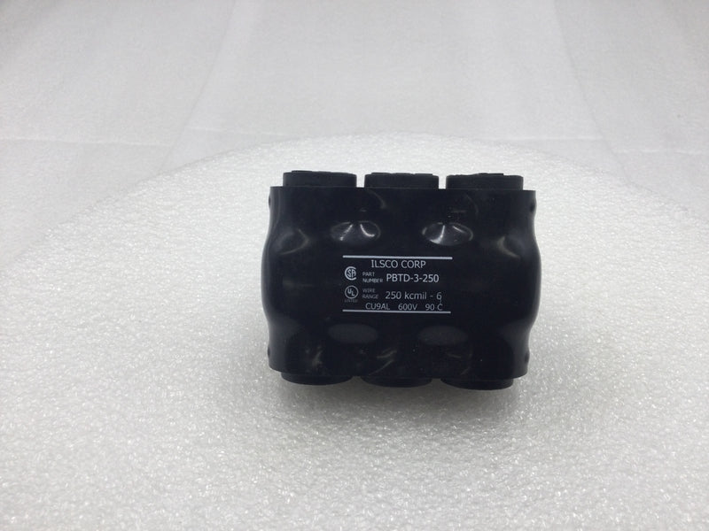 ILSCO PBTD-3-250 3 Port Insulated Multi-Tap Connector for