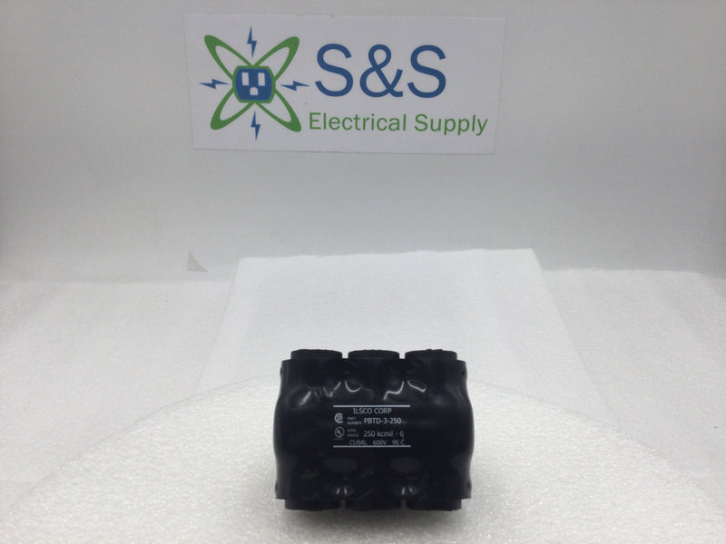 ILSCO PBTD-3-250 3 Port Insulated Multi-Tap Connector for
