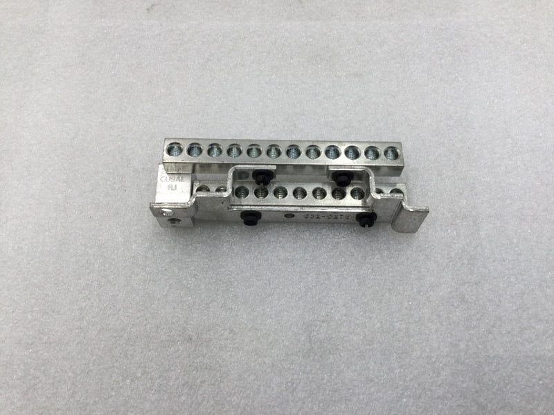 23 Position 4-14 AWG Double Stacked Grounding/Neutral Bar