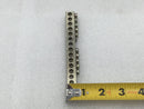 CMC NA-75 14 Position 4-14 AWG Grounding Bar - 4 1/2" x 1/2"