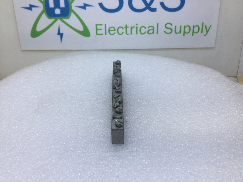General Switch Co. 618MHS 15 Position 4-14 AWG Ground/Neutral Bar