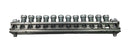 CMC NA78-1 CU7AL 14 Position 4-14AWG Neutral/Grounding Bar 5 1/4" x 1/2"
